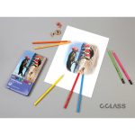 مداد رنگی های 12 رنگ سی کلاس با جعبه فلزی