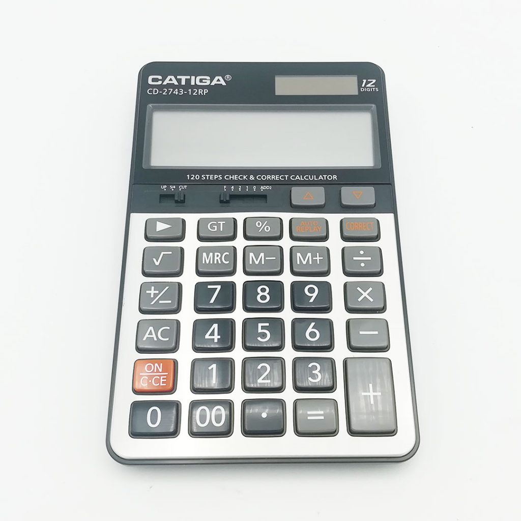 ماشین حساب کاتیگا مدل CD-2743-12RP