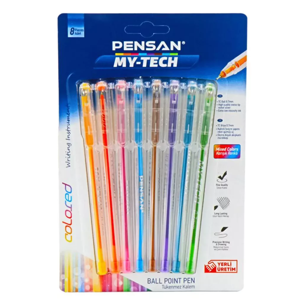 خودکار 8 رنگ پنسان مدل my tech