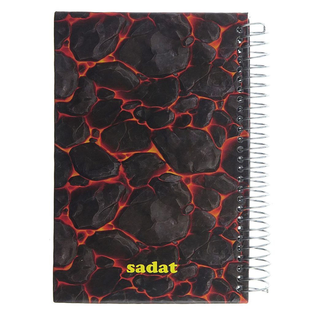 دفتر یادداشت 100 برگ جلد سخت سایز 16x11