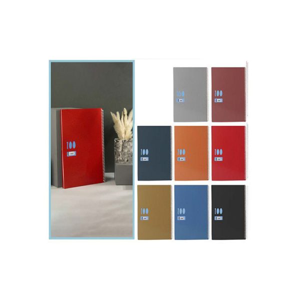 دفتر مشق 100 برگ سیمی مجلد آفاق کد 64 کارتن 68 عددی