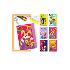 دفتر نقاشی 50 برگ سیمی A4 آفاق کد 68 کارتن 130 عددی