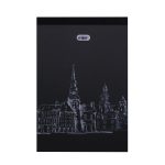 دفتر طراحی مشکی کلیپس Clips کد 02