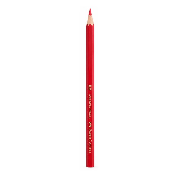 مداد قرمز فابر کاستل Checking Pencil
